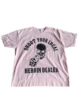 Warren Lotas Shoot Your Local Dealer T-Shirt Pink Mens 2XL